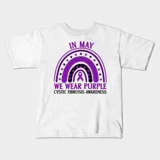 In My We Wear Purple Cystic Fibrosis Awareness Kids T-Shirt